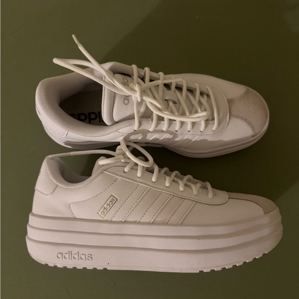 Adidas Women's White Platform Sneakers